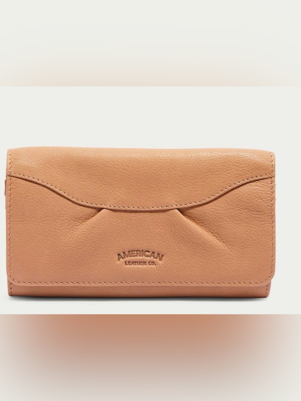 American Leather Co Hickory Bifold Wallet Tan Leather